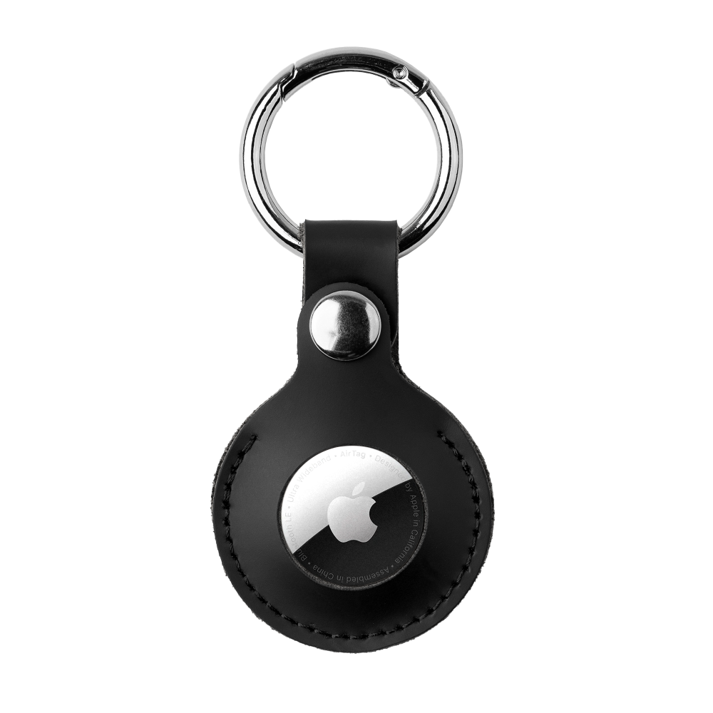 Premium Leather AirTag Keychains