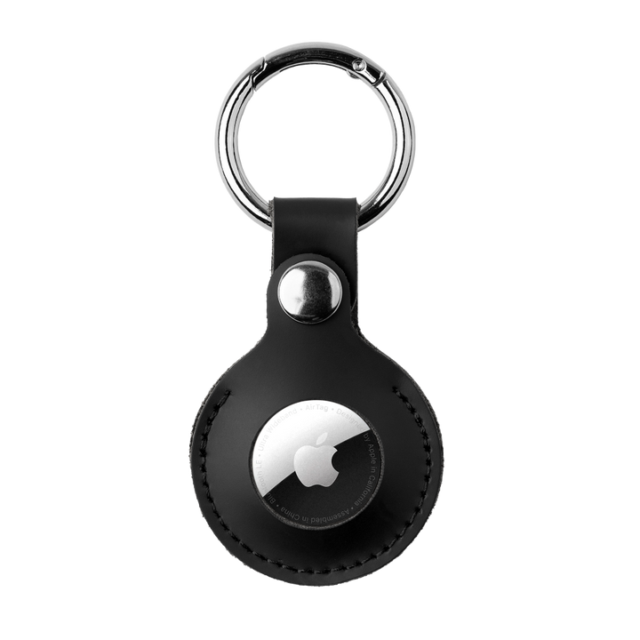 Premium Leather AirTag Keychains
