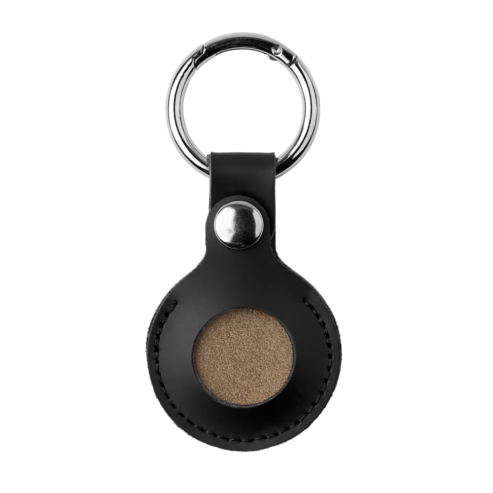 Premium Leather AirTag Keychains