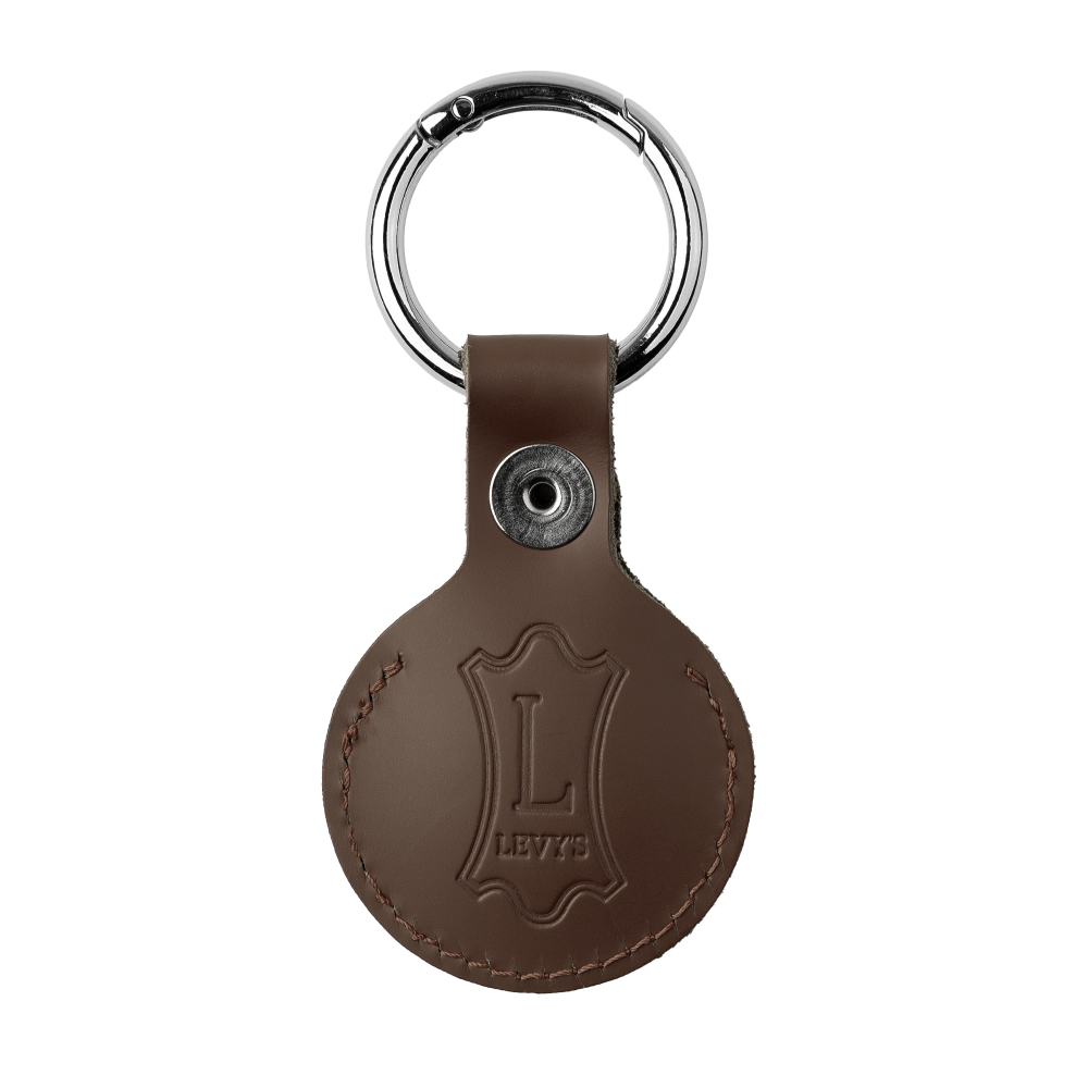 Premium Leather AirTag Keychains