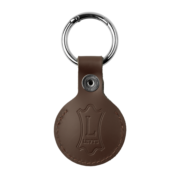 Premium Leather AirTag Keychains