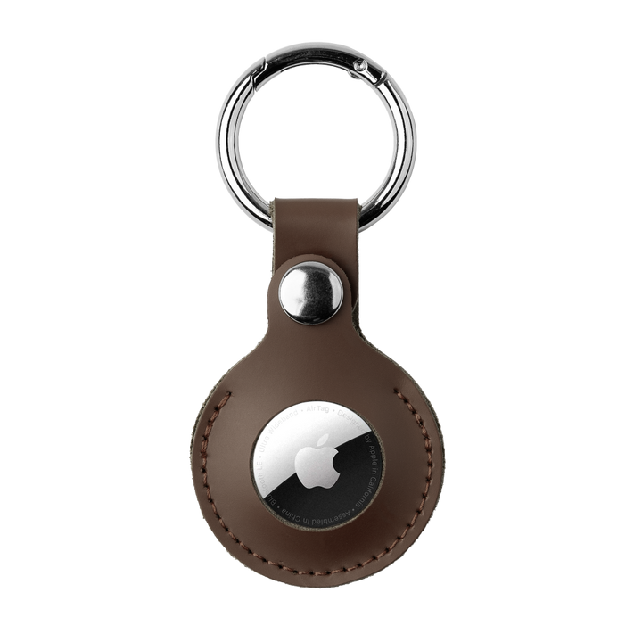 Premium Leather AirTag Keychains