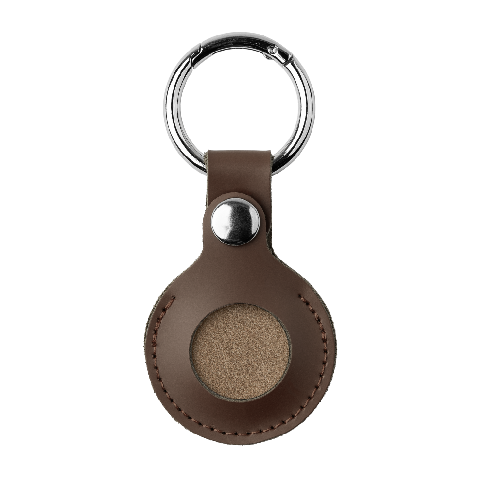 Premium Leather AirTag Keychains