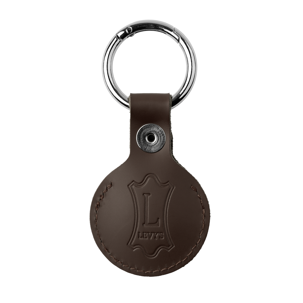Premium Leather AirTag Keychains