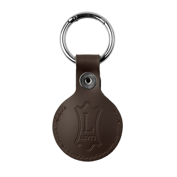 Premium Leather AirTag Keychains