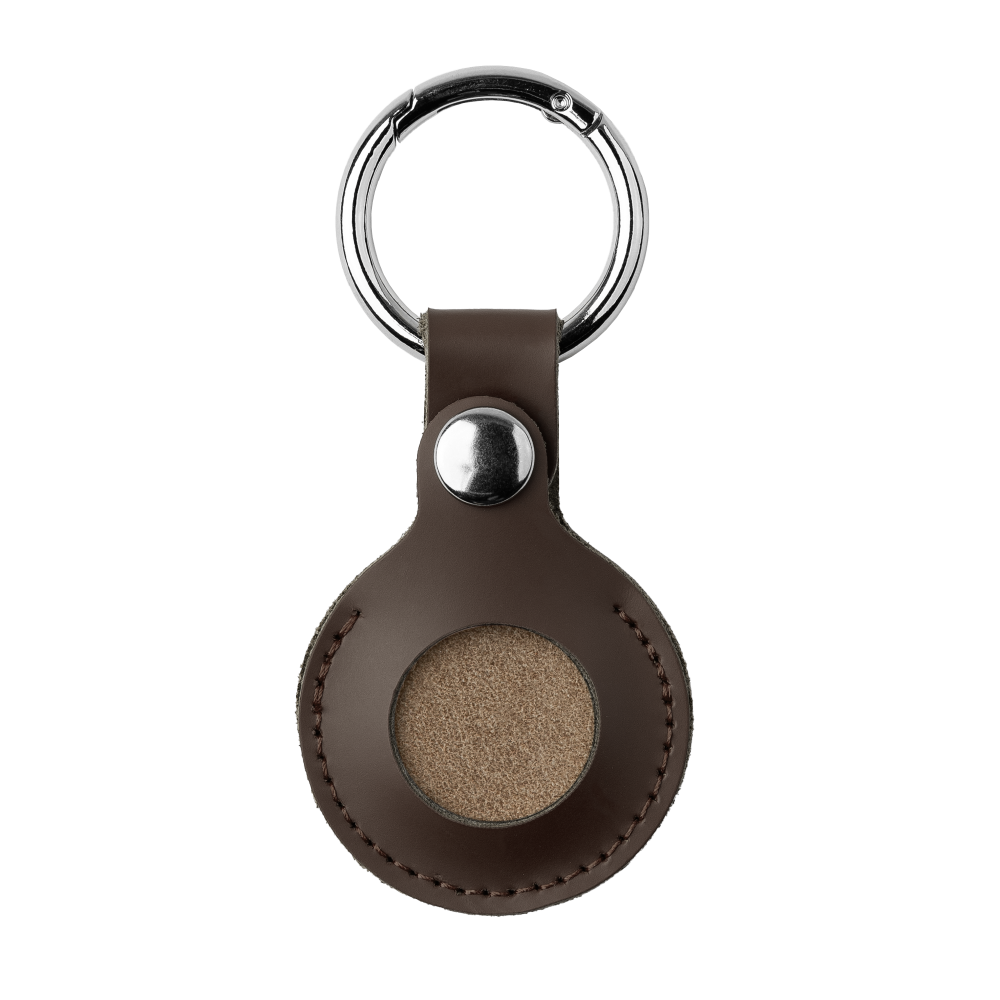 Premium Leather AirTag Keychains