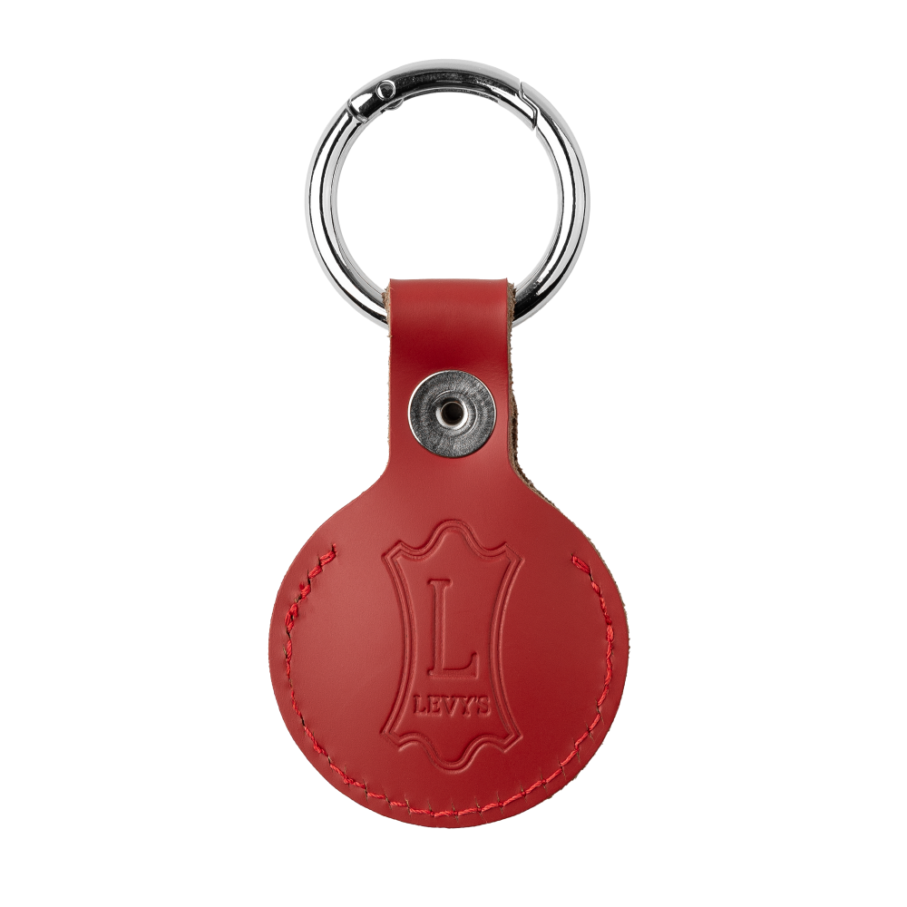 Premium Leather AirTag Keychains