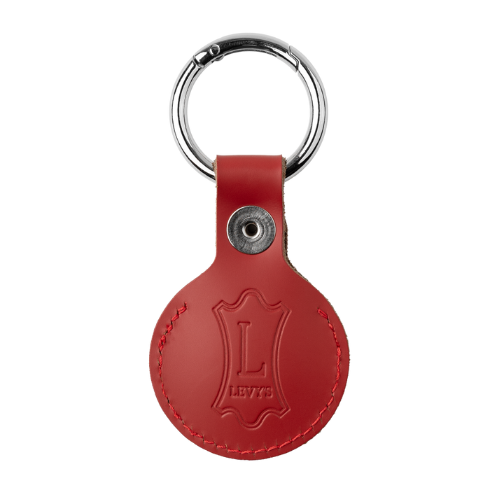 Premium Leather AirTag Keychains