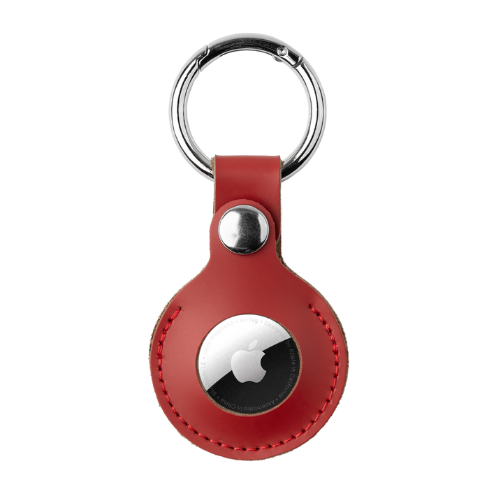 Premium Leather AirTag Keychains