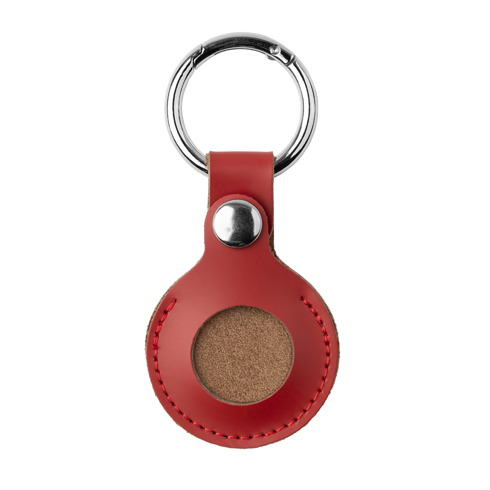 Premium Leather AirTag Keychains