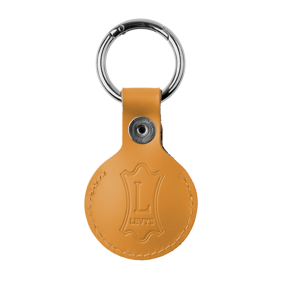 Premium Leather AirTag Keychains