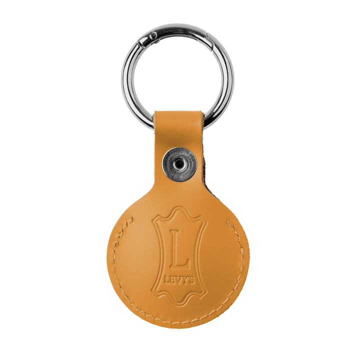 Premium Leather AirTag Keychains