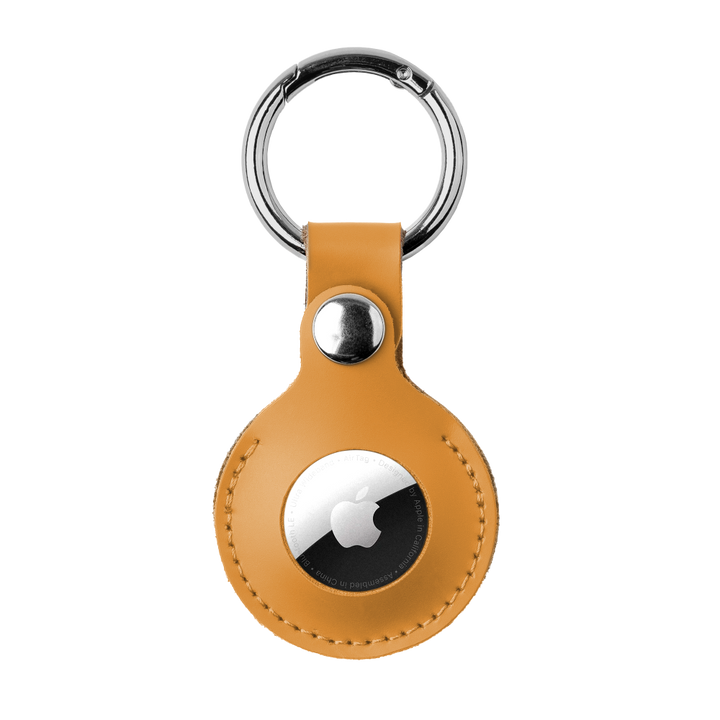 Premium Leather AirTag Keychains