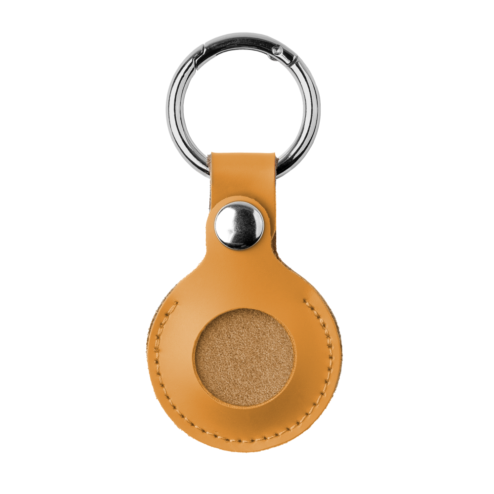 Premium Leather AirTag Keychains