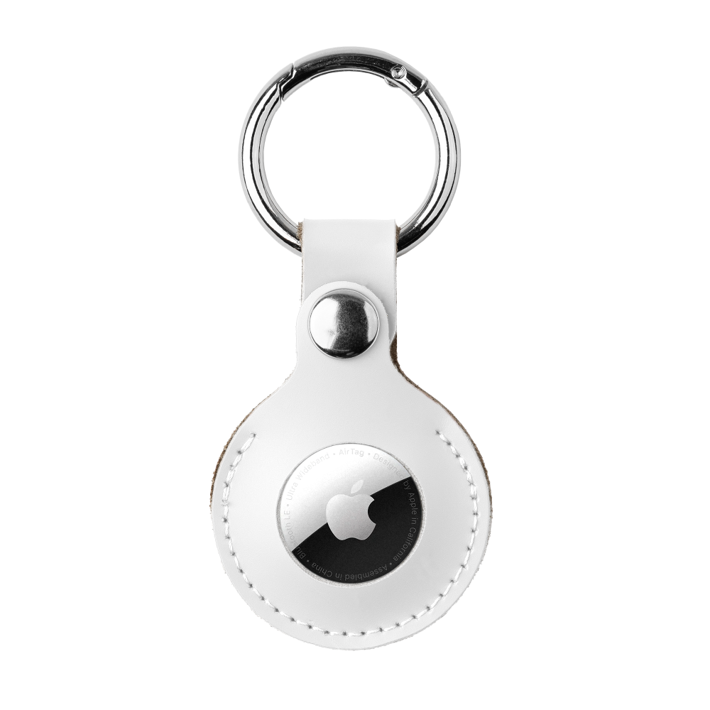 Premium Leather AirTag Keychains