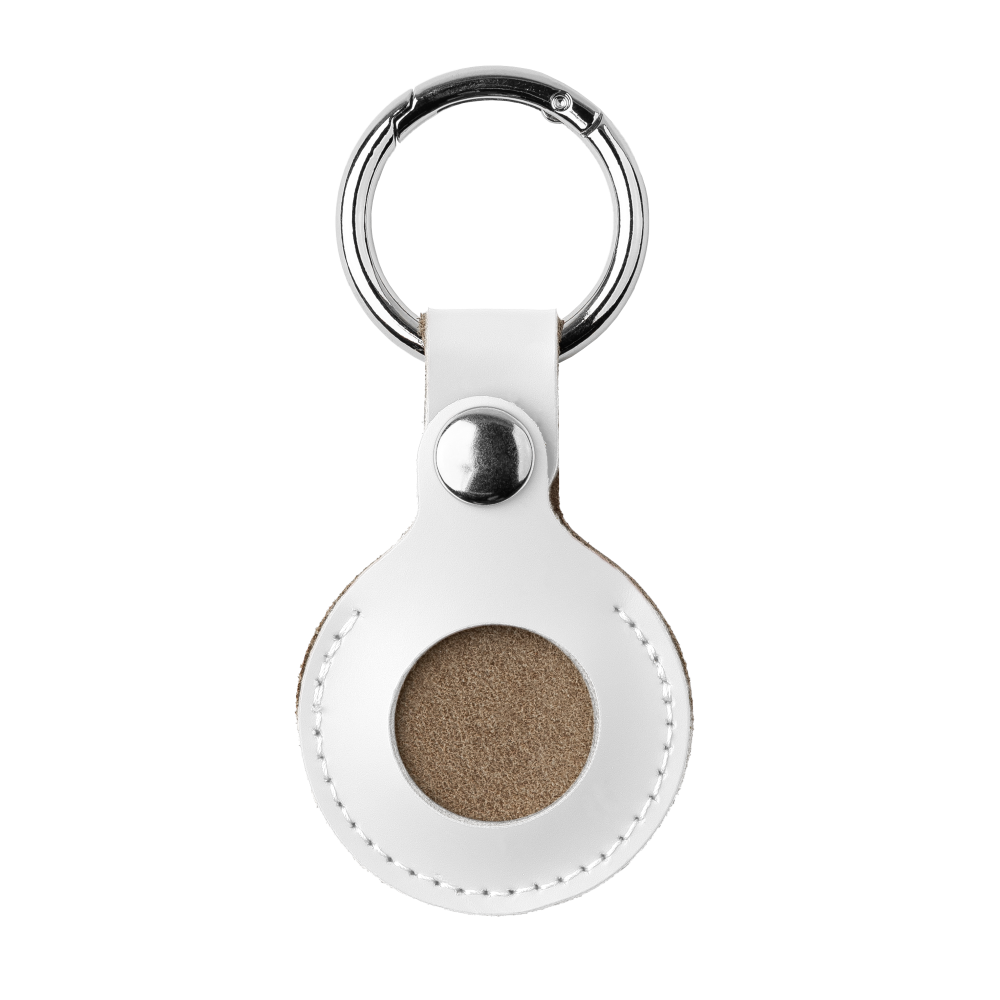 Premium Leather AirTag Keychains