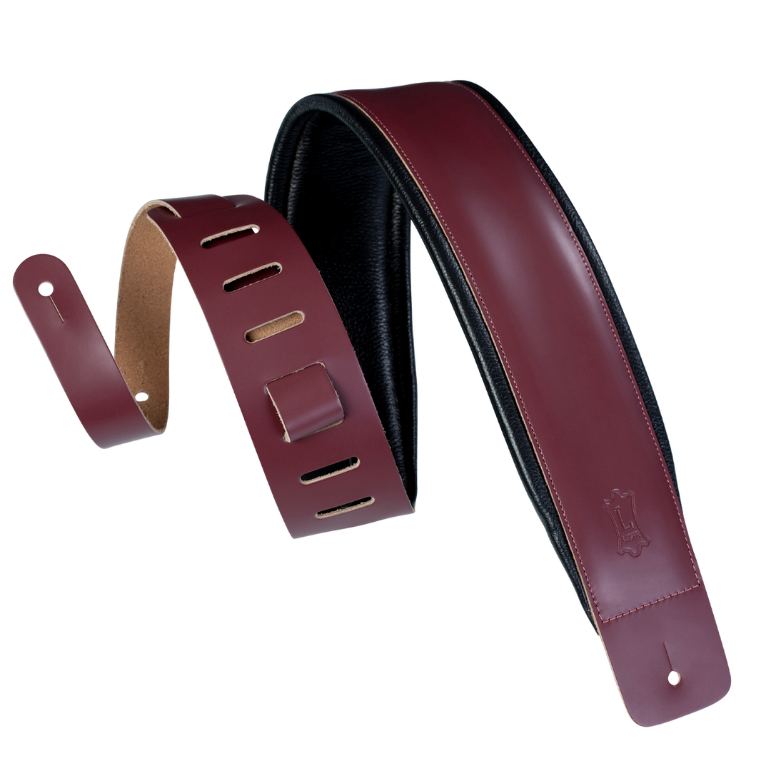 Maroon guitar strap deals