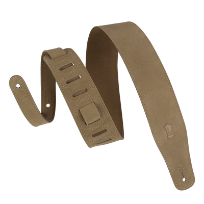 Levy's Leathers Gitarrengurt Country Collection – Blau, Veloursleder, Verstellbar 44-58 Zoll, Made In Canada