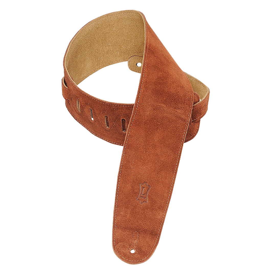 Rust Suede Capri Sandals straps in rust color