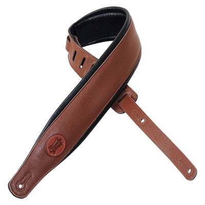Levy's Leathers Gitarrengurt Country Collection – Blau, Veloursleder, Verstellbar 44-58 Zoll, Made In Canada